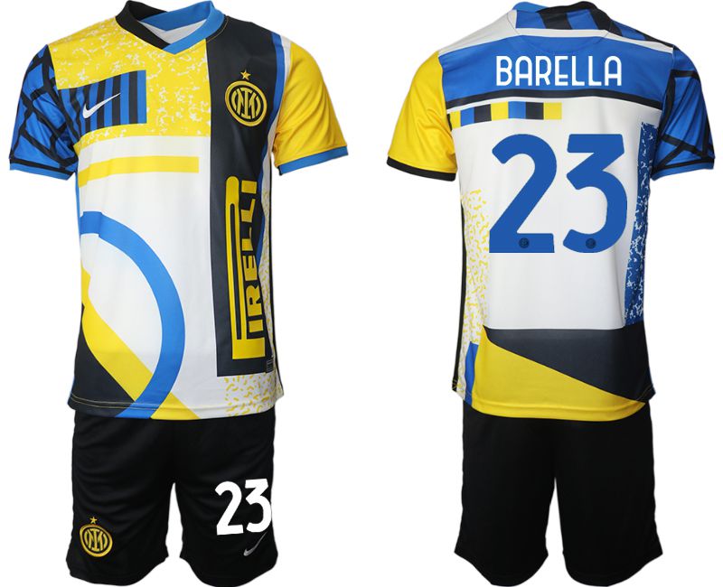 Men 2020-2021 Club Inter Milan Third away black #23 Nike Soccer Jersey